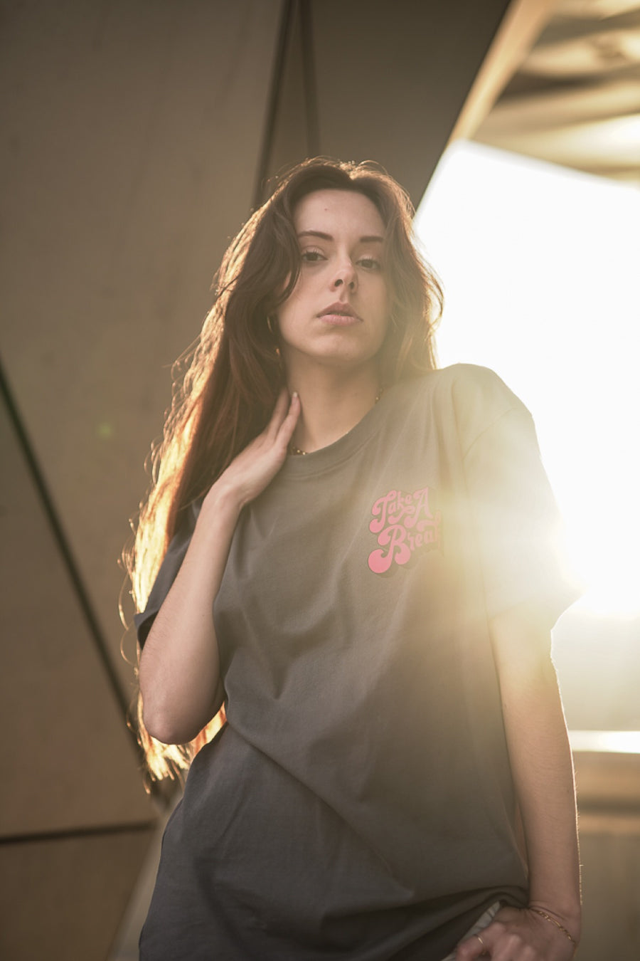 Porté — T-shirt oversize Take a Break