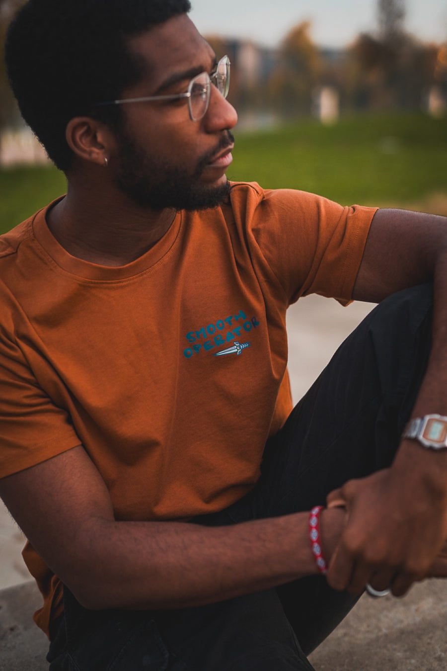 Porté — T-shirt oversize Kraken