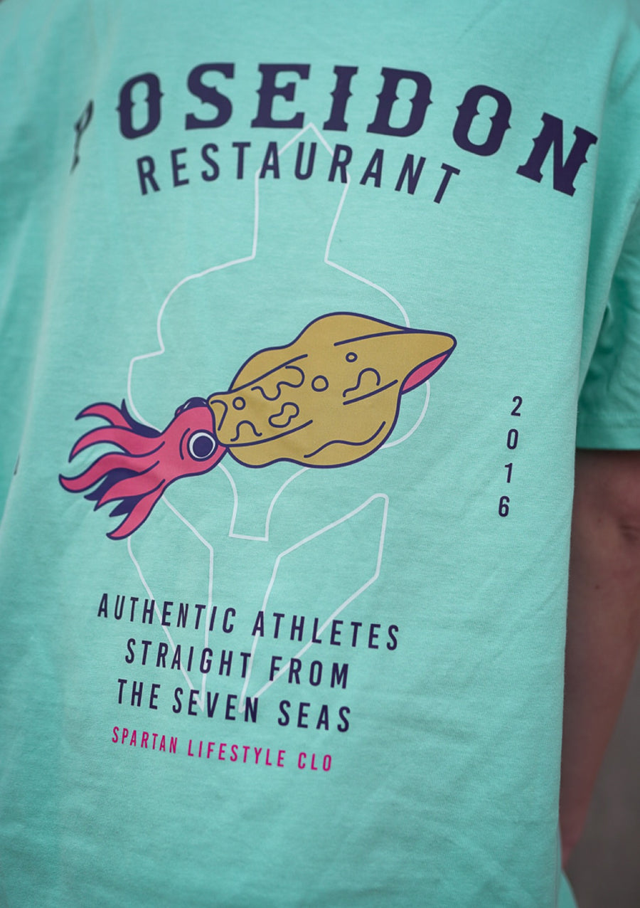 Porté — T-shirt oversize Poseidon, dos