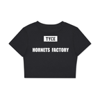Fitted Crop Cotton T-Shirt