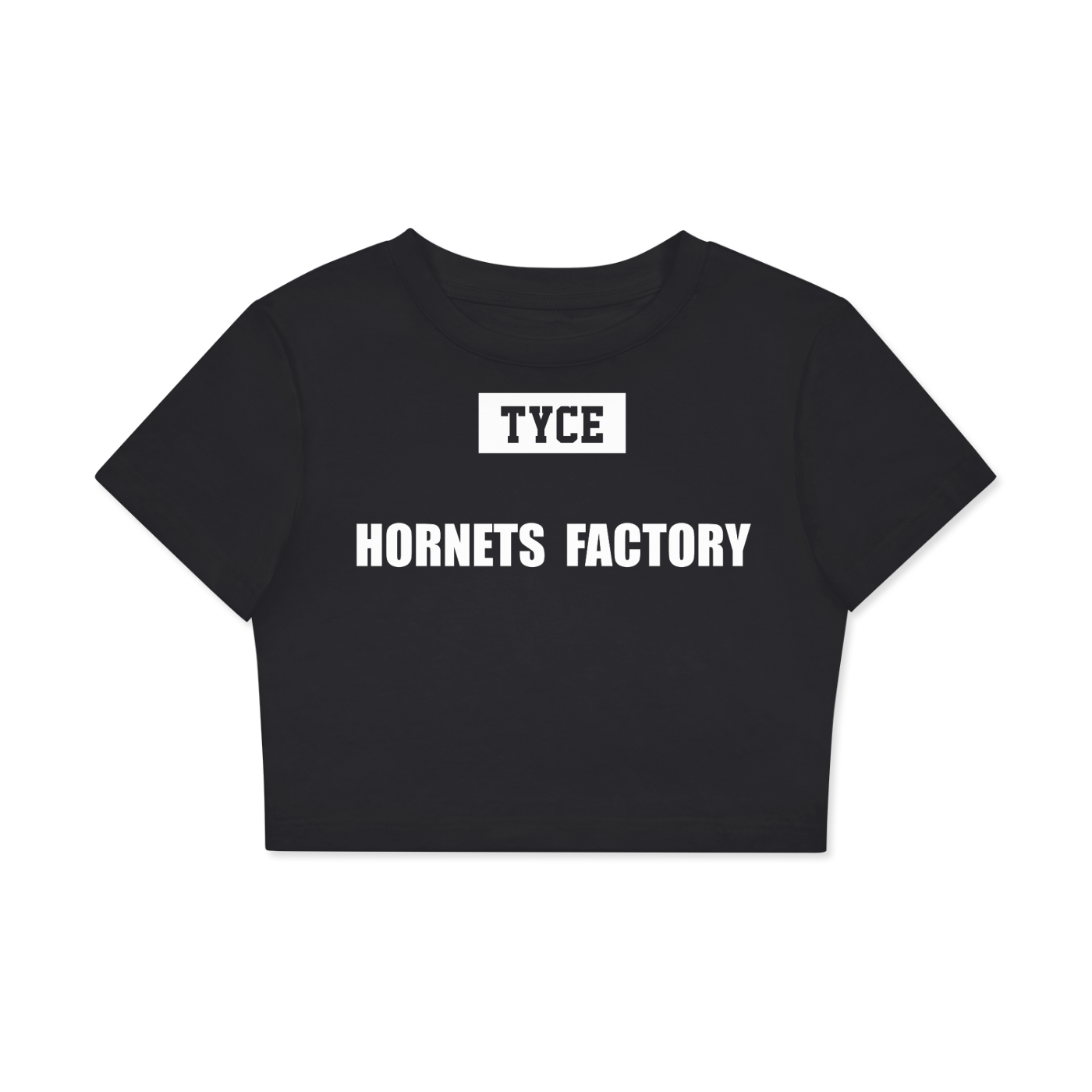 Fitted Crop Cotton T-Shirt