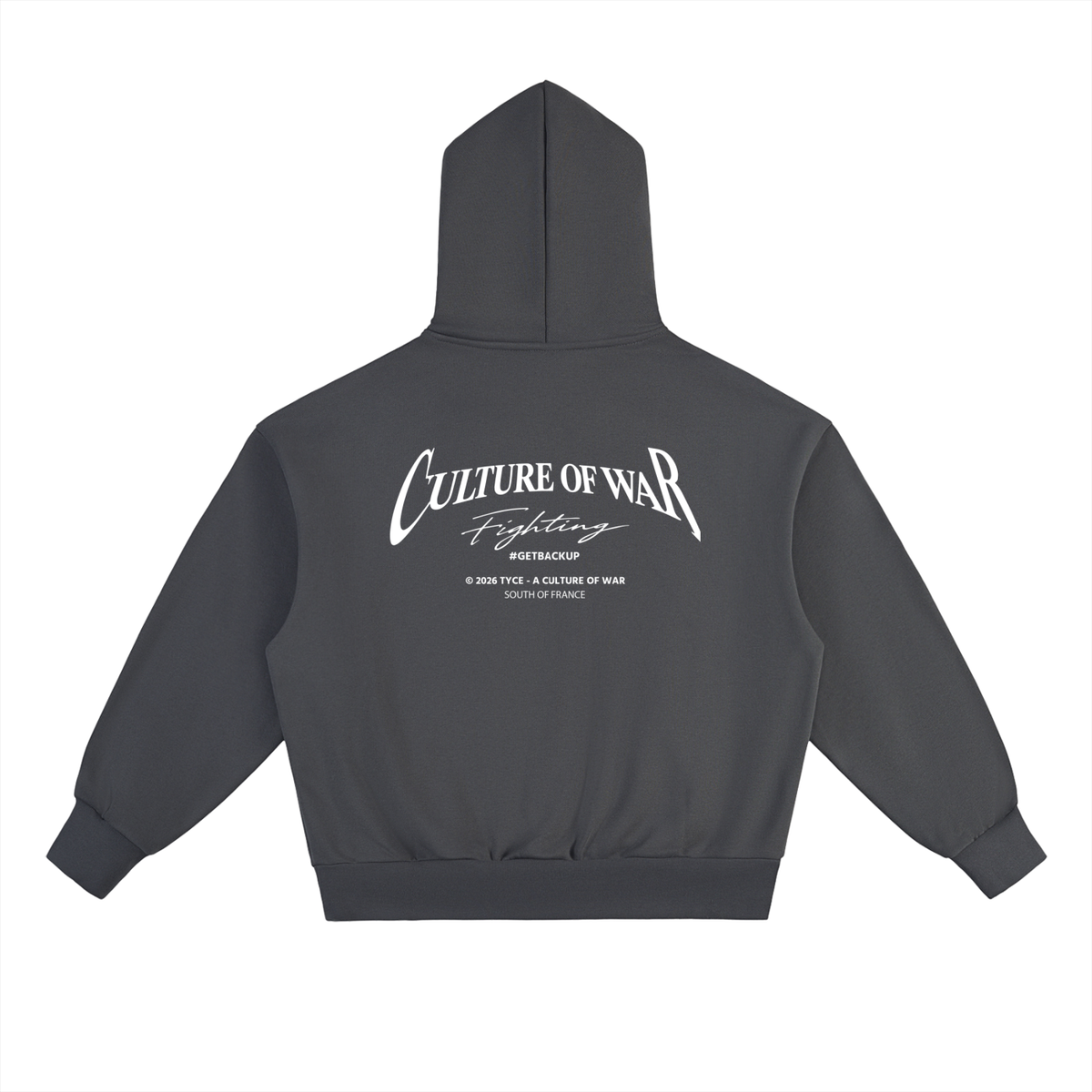 Hoodie Culture of War Anthracite