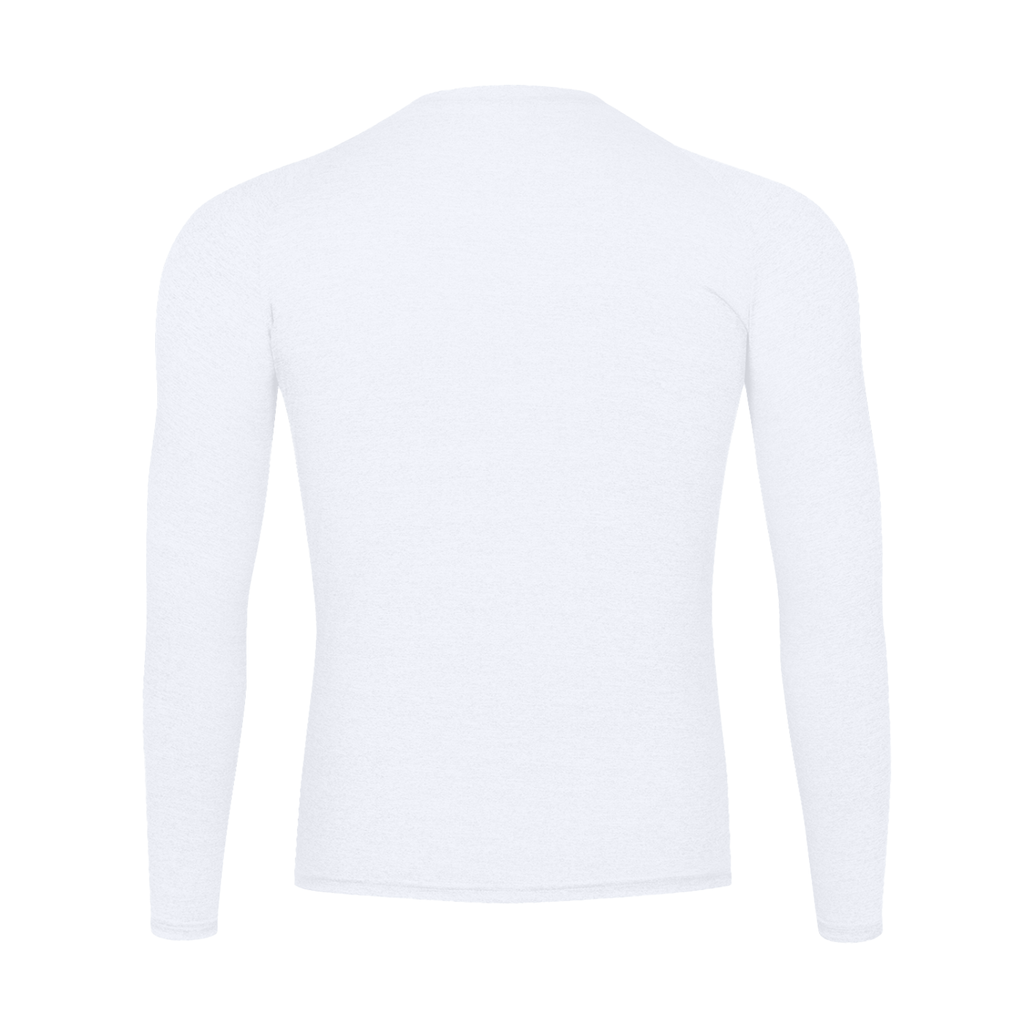 T-Shirt Skin Compression Manches Longues Blanc Homme — MMA / BJJ