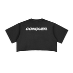 Crop Top délavé CONQUER TYCE Noir