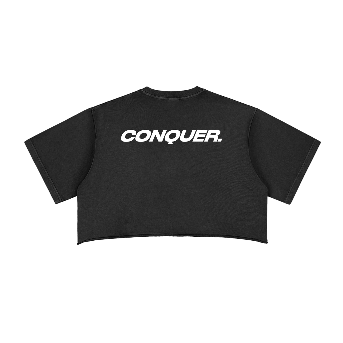 Crop Top délavé CONQUER TYCE Noir