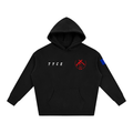 Hoodie Moniteur C4 TYCE — noir, vue de face