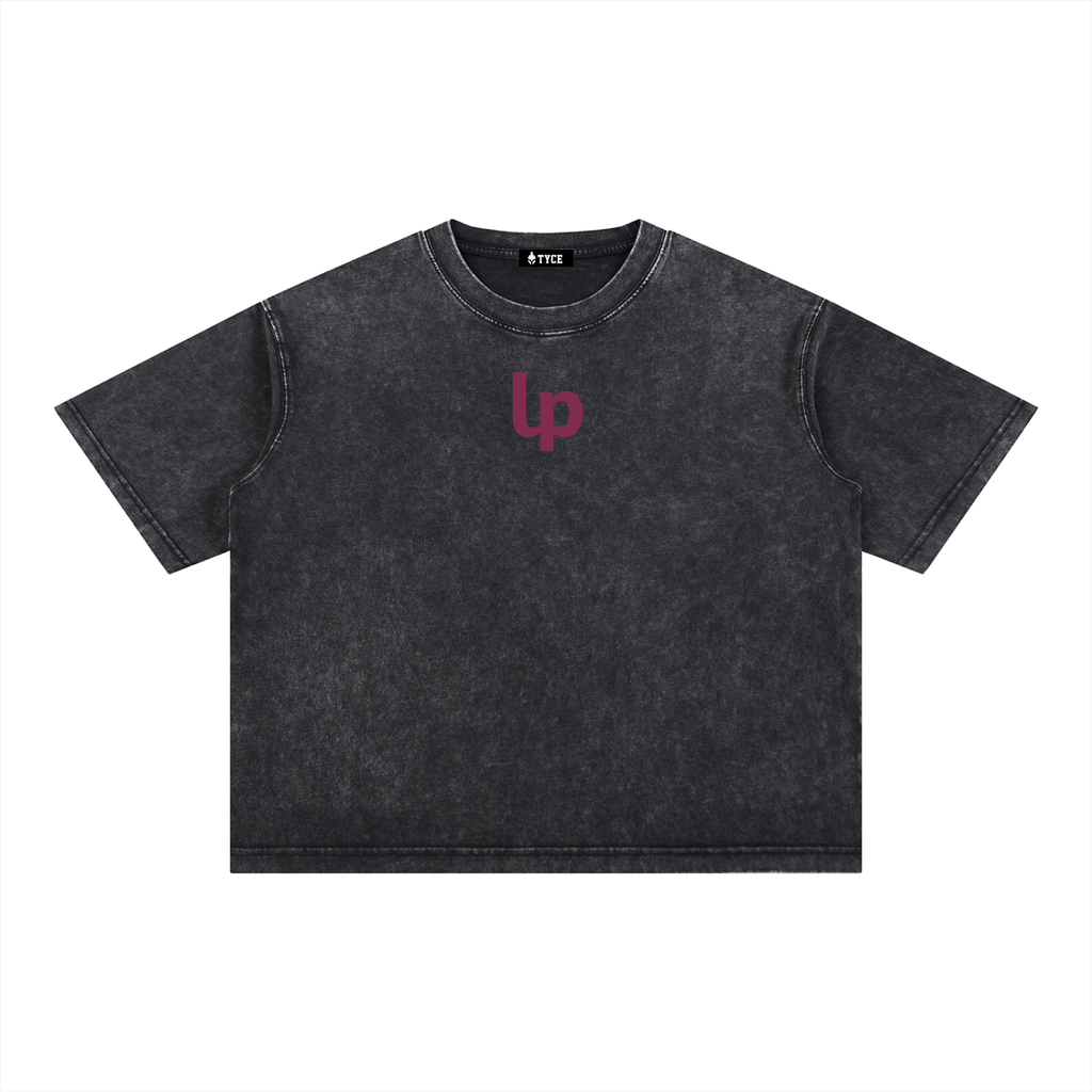 T-Shirt Boxy Level UP – Mineral Wash