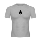T-Shirt Skin Compression Gris Chiné Homme — MMA / BJJ / CrossFit