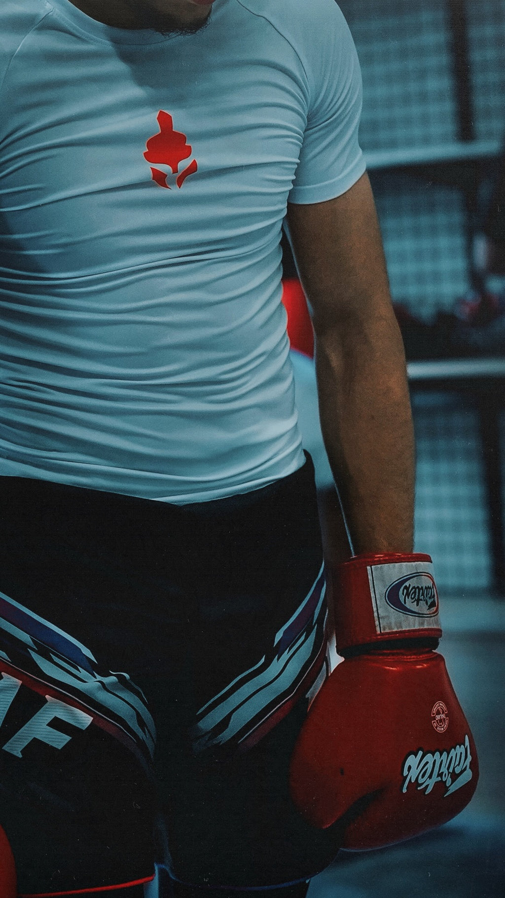 T-Shirt Skin Compression Blanc Homme — MMA / BJJ / CrossFit