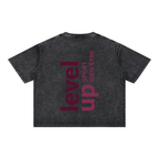 T-SHIRT OVERSIZE EFFET DÉLAVÉ TYCE x LEVEL UP