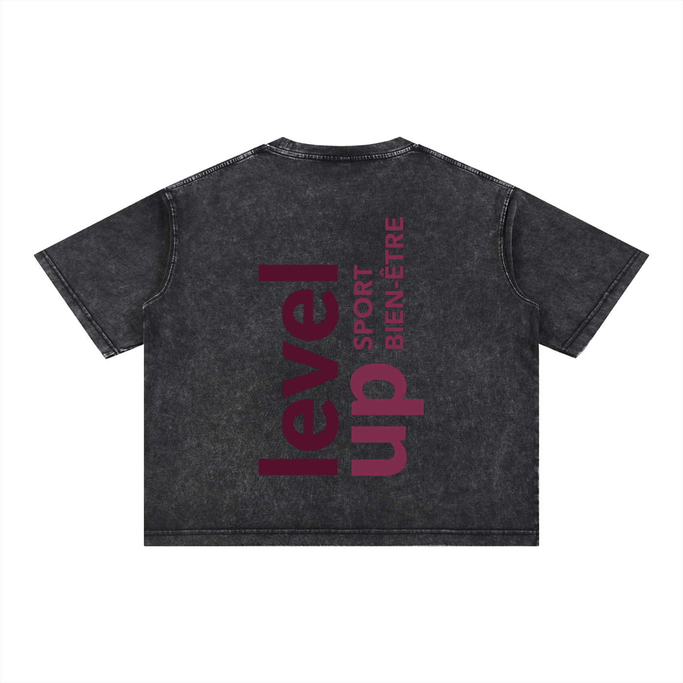 T-SHIRT OVERSIZE EFFET DÉLAVÉ TYCE x LEVEL UP