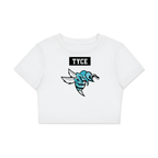 Fitted Crop Cotton T-Shirt