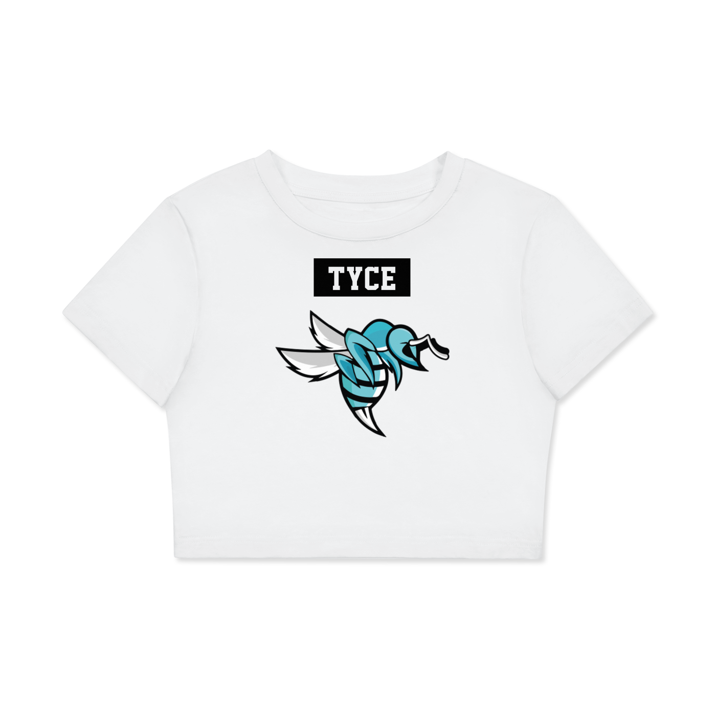 Fitted Crop Cotton T-Shirt