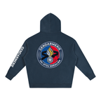 Hoodie Gendarmerie Jiu-Jitsu Brésilien TYCE — bleu marine, vue de dos