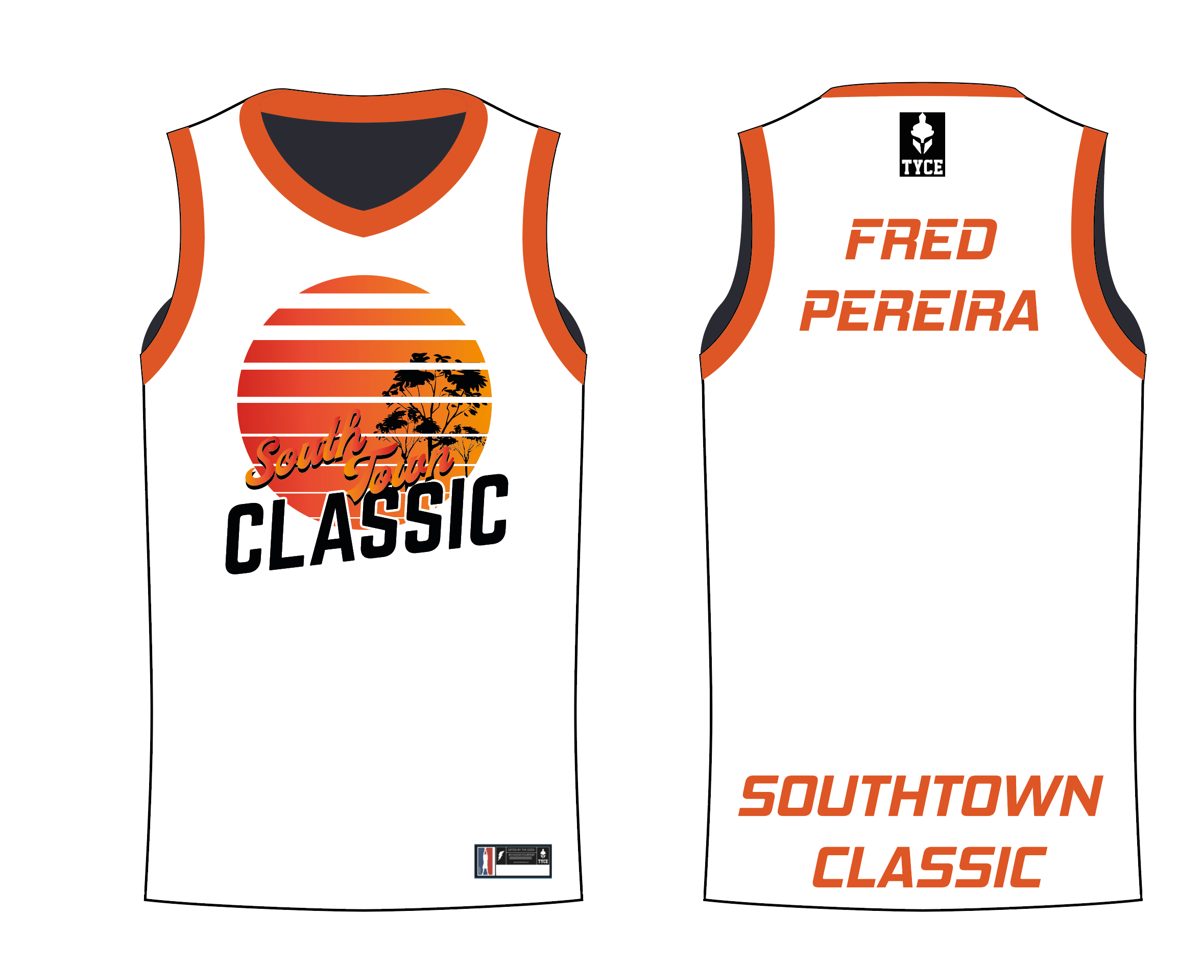 Maillot de basket SouthTown Classic x TYCE