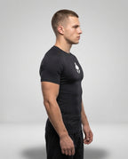 T-Shirt Skin Compression Noir Homme — MMA / BJJ / CrossFit