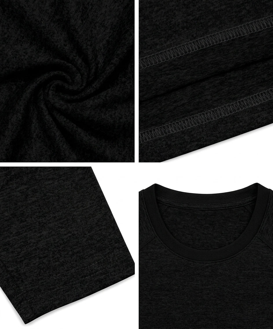 T-Shirt Skin Compression Noir Homme — MMA / BJJ / CrossFit
