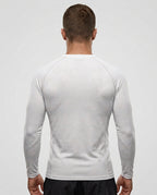 T-Shirt Skin Compression Manches Longues Blanc Homme — MMA / BJJ