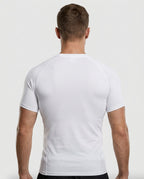 T-Shirt Skin Compression Blanc Homme — MMA / BJJ / CrossFit