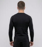 T-Shirt Skin Compression Manches Longues - Noir
