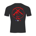 Skin de compression Formateur C4 TYCE — noir, vue de dos
