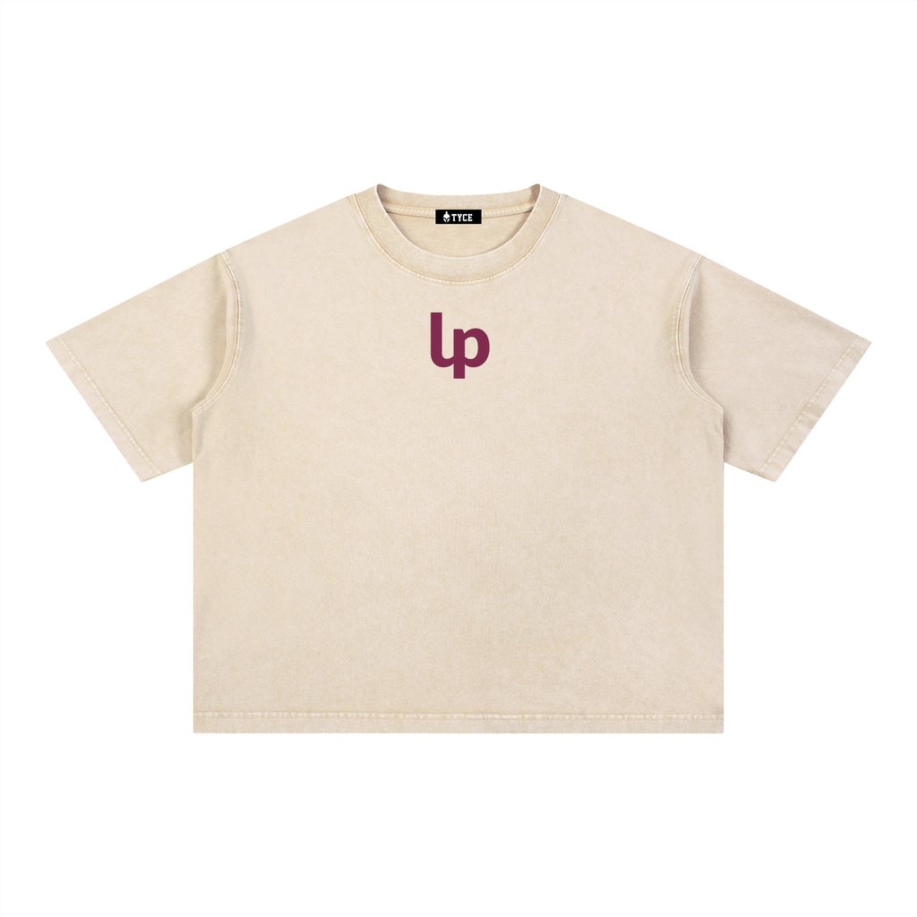 T-Shirt Boxy Level UP – Mineral Wash
