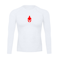 T-Shirt Skin Compression Manches Longues Blanc Homme — MMA / BJJ