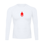T-Shirt Skin Compression Manches Longues Blanc Homme — MMA / BJJ