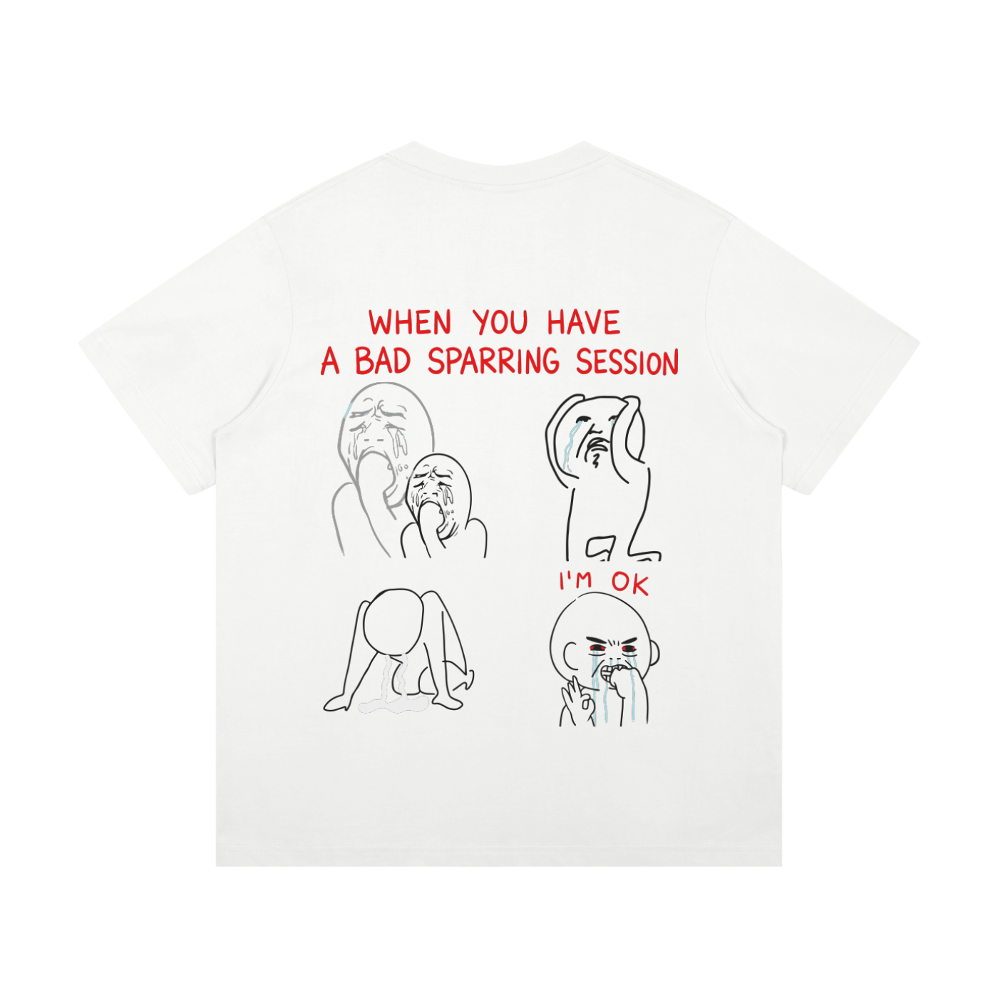 T-shirt oversize BAD SPARRING