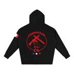 Hoodie Formateur C4 TYCE — noir, vue de dos