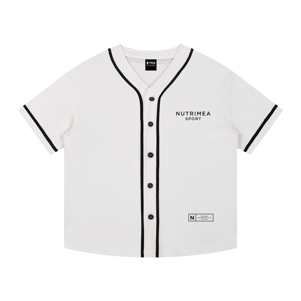 Maillot de Baseball NUTRIMEA x TYCE Blanc