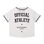 Maillot de Baseball NUTRIMEA x TYCE Blanc 2