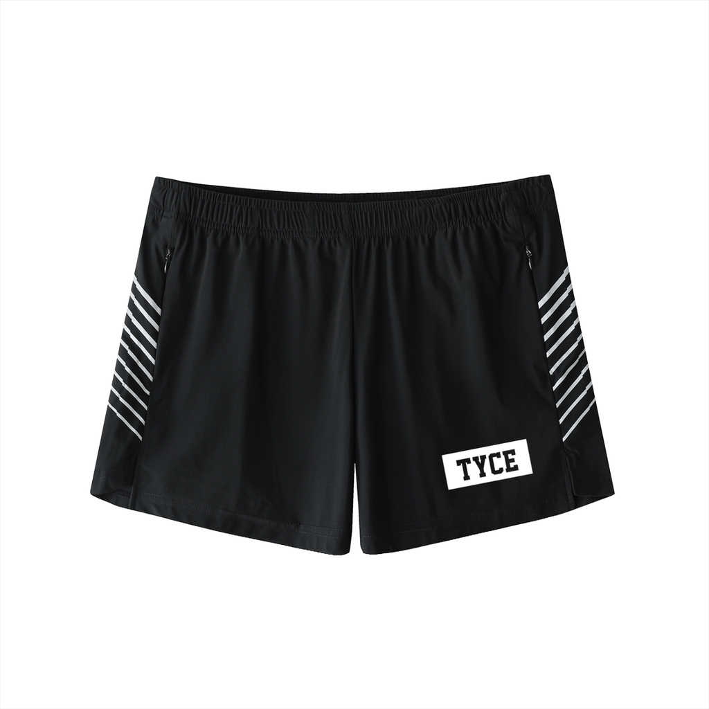 Short de sport TYCE entraînement – Léger et respirant Noir
