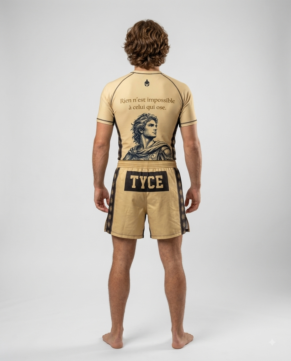 Ensemble TYCE 7 Guerriers Alexandre le Grand - vue de dos
