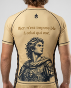 Rashguard TYCE 7 Guerriers Alexandre le Grand - dos - Rien n est impossible a celui qui ose