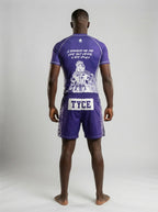 Ensemble Shaka Zulu CULTURE OF WAR — rashguard et short de combat TYCE