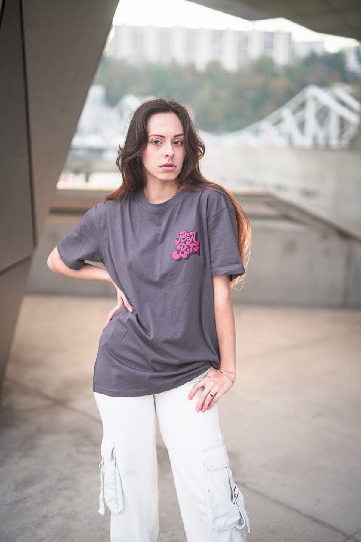 Porté — T-shirt oversize Take a Break