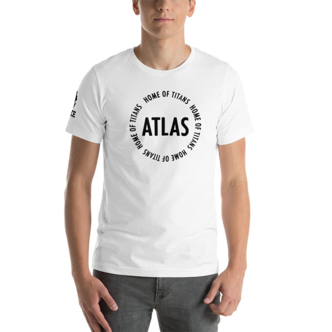 T-shirt Unisexe Blanc CrossFit® ATLAS