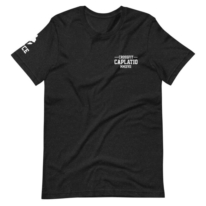 T-shirt Noir Unisexe CrossFit® Caplatio