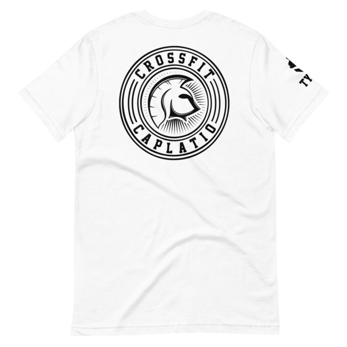 T-shirt Blanc Unisexe CrossFit® Caplatio – Image 2