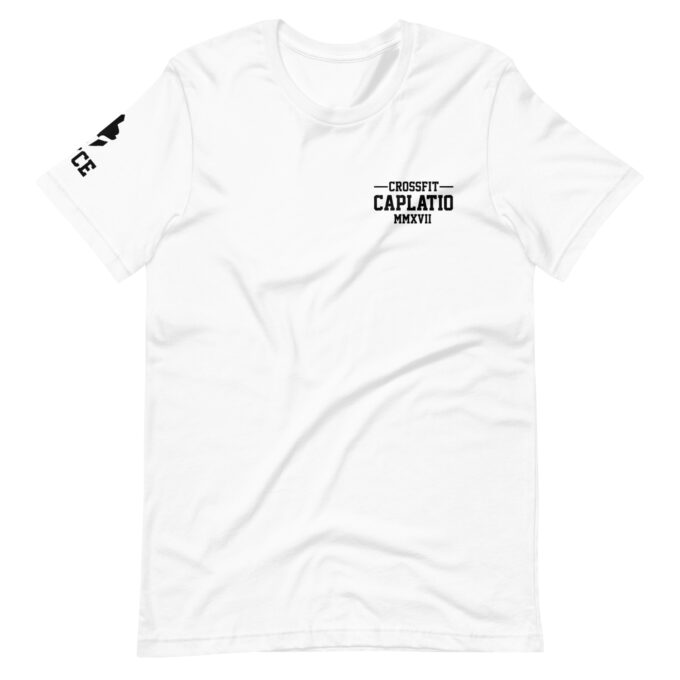 T-shirt Blanc Unisexe CrossFit® Caplatio