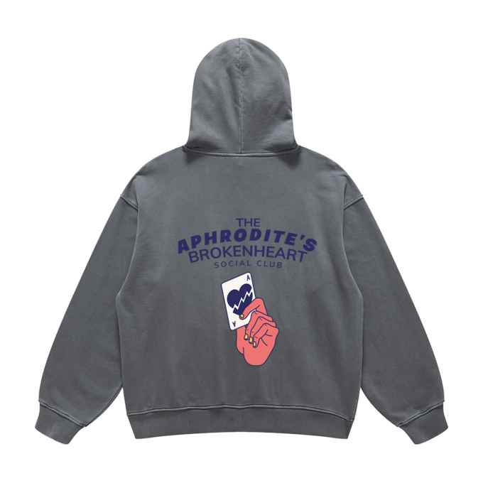 Hoodie Oversize Gris - APHRODITE