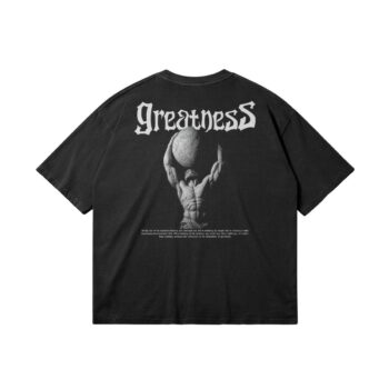 T-shirt Oversize Noir GREATNESS