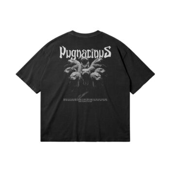T-shirt Oversize Noir PUGNACIOUS