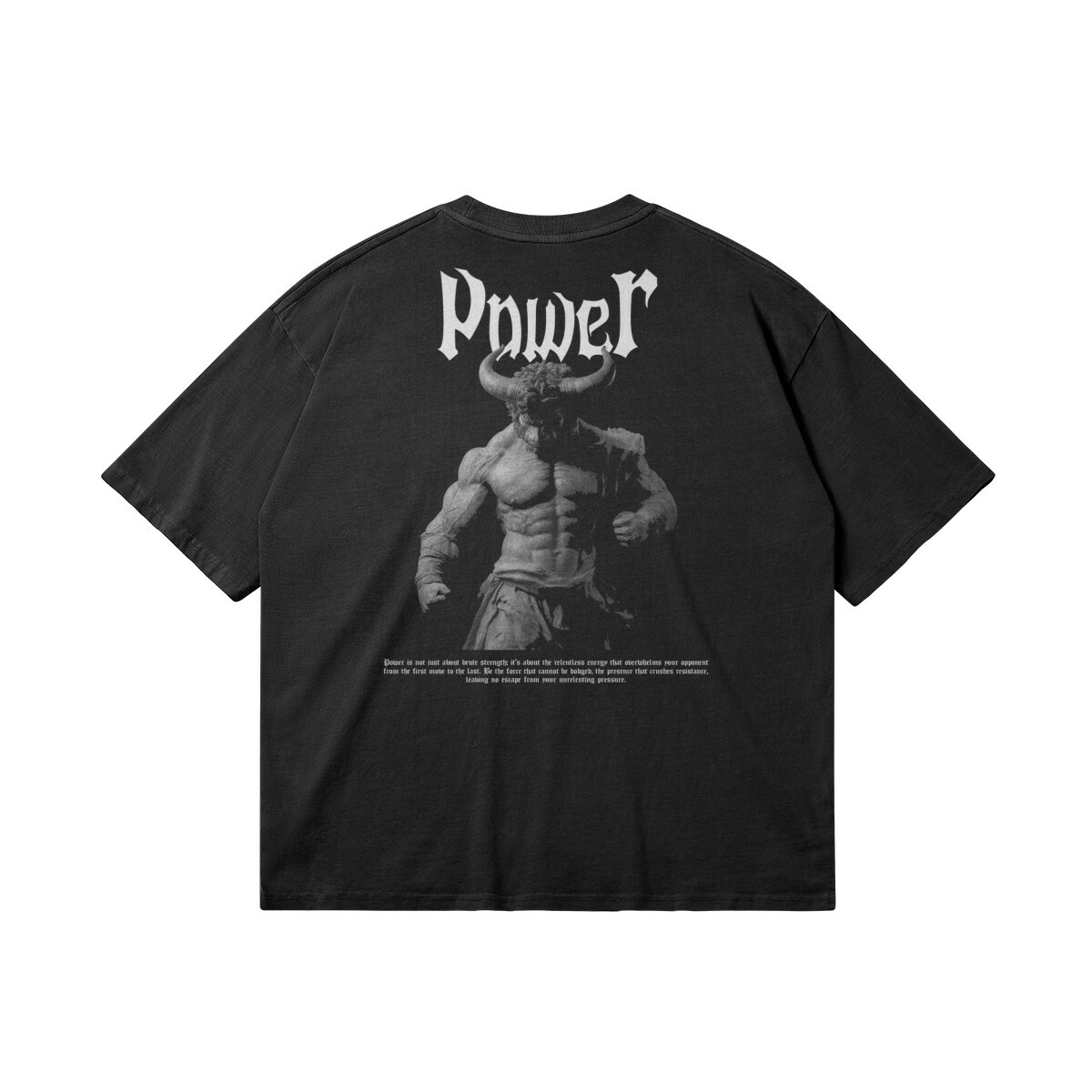 T-shirt Oversize Noir POWER